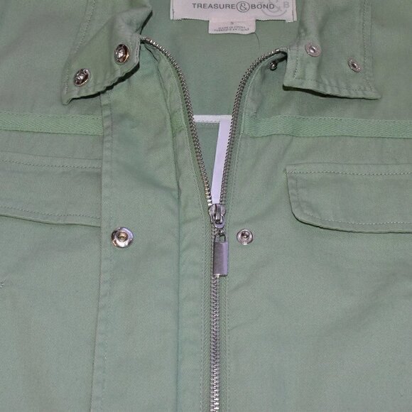 Treasure & Bond Short Twill Spring Jacket Size S - Picture 6 of 11